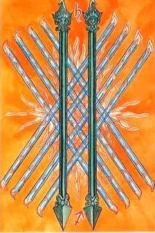 Ten of Wands - Thoth