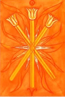 Three of Wands - Thoth