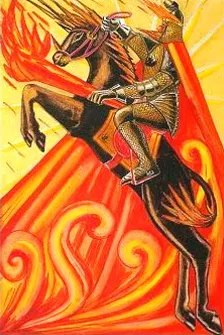 Knight of Wands - Thoth