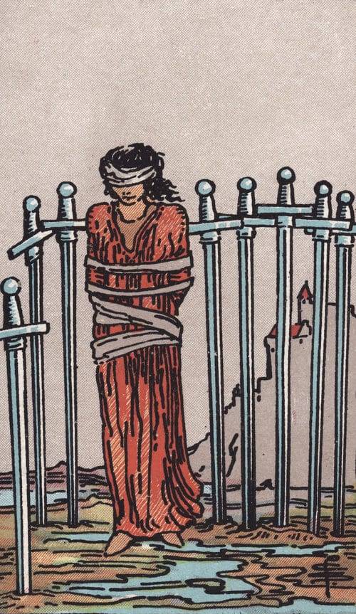 Eight of Swords - Waite Smith