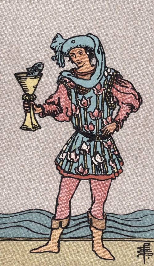 Page of Cups - Waite Smith