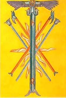 Five of Wands - Thoth