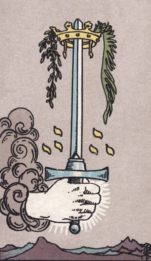 Ace of Swords - Waite Smith