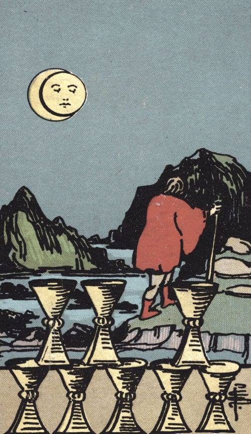Eight of Cups - Waite Smith