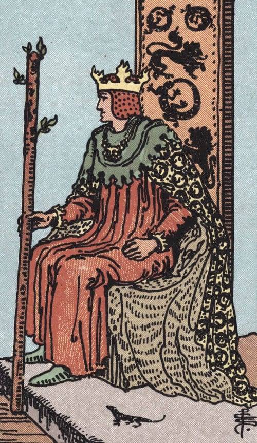 King of Wands - Waite Smith