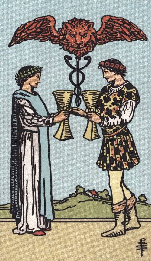 Two of Cups - Sharing is caring