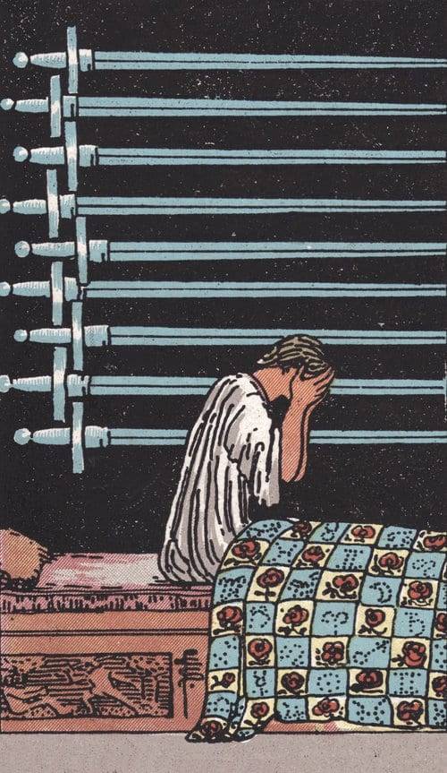 Nine of Swords - Waite Smith