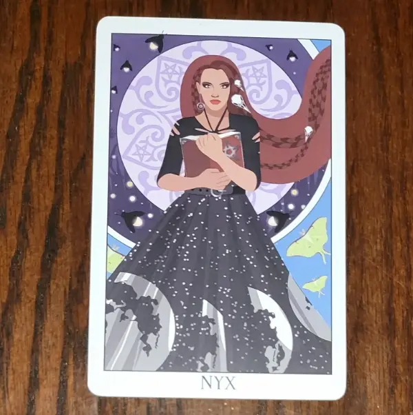 Nyx: Muse of Shadow Work Tarot Readings (from The Muses of Tarot by Ethony and [artist])