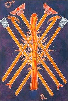 Seven of Wands - Thoth