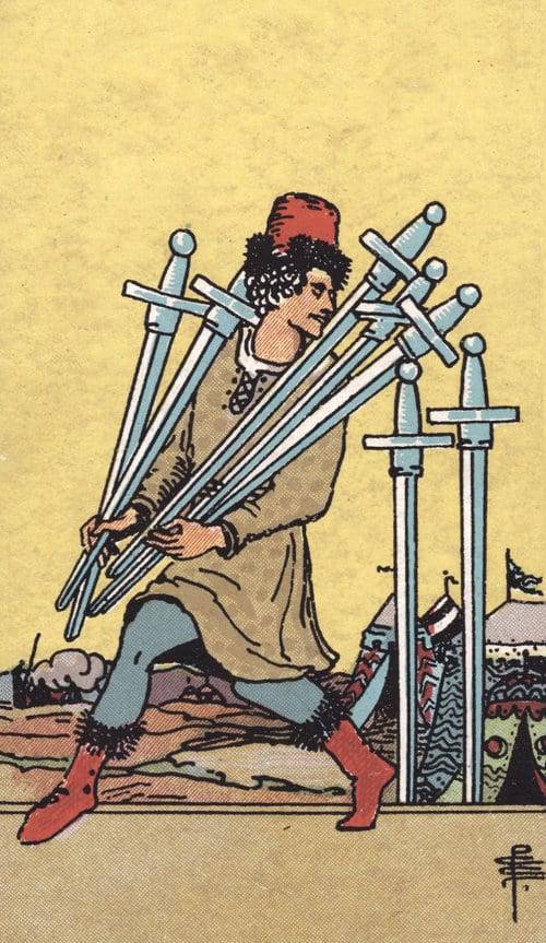 Seven of Swords - Waite Smith